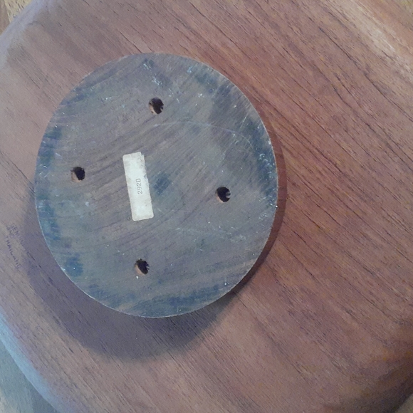 Vintage Teak Handcrafted made in Thailand Lazy Suzan Wood Chip/Snack Tray - Picture 5 of 7